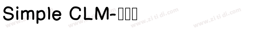 Simple CLM字体转换
